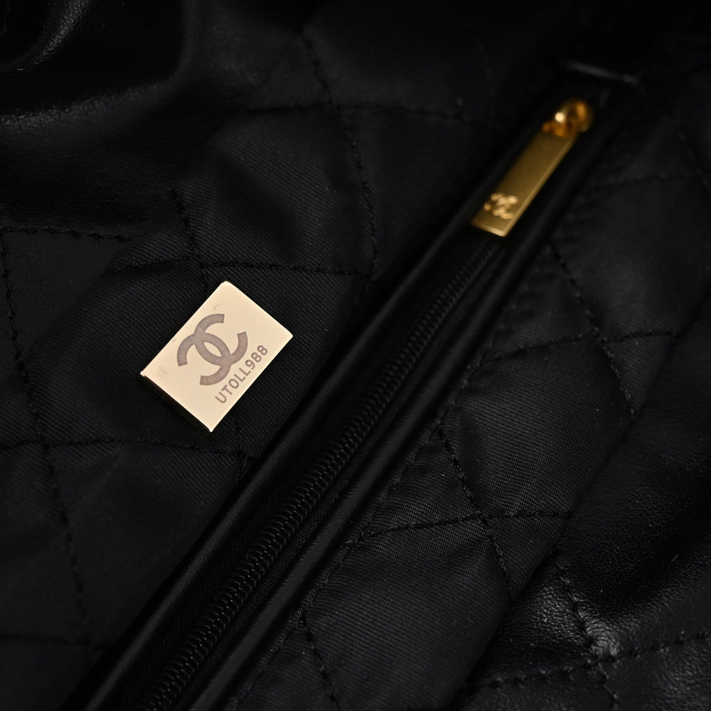 Chanel 19 Flap Bag – Black Quilted Lambskin with Gold & Ruthenium Hardware