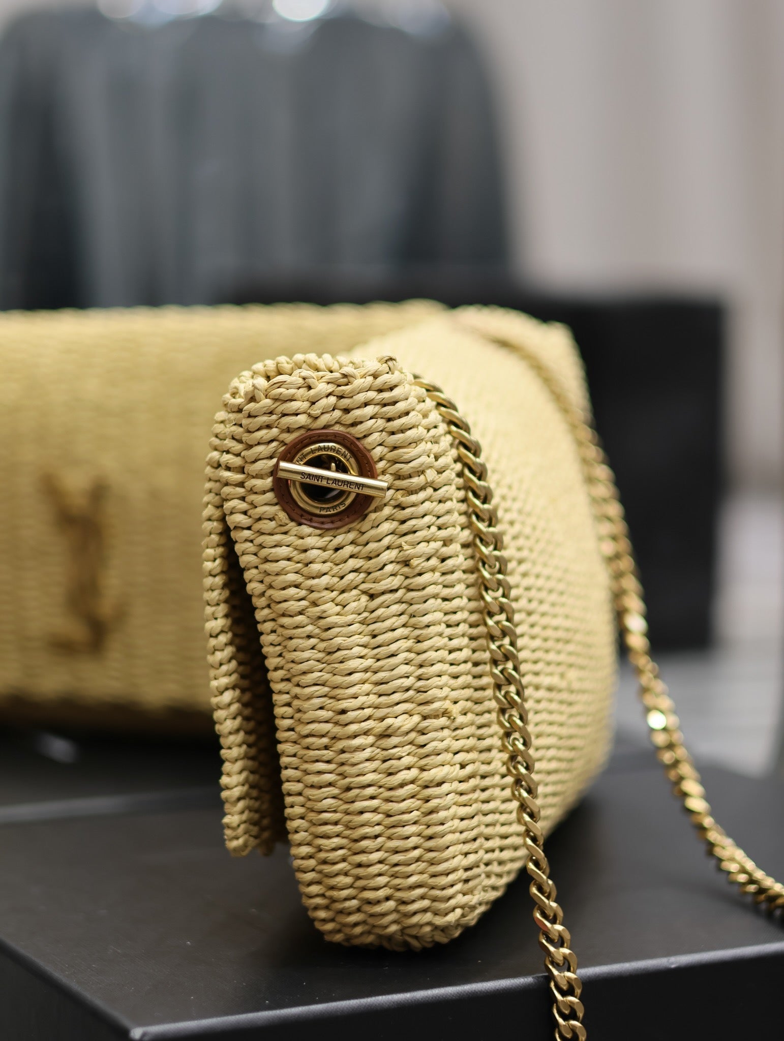 YSL Kate In Raffia - 28.5¡Á20¡Á6cm